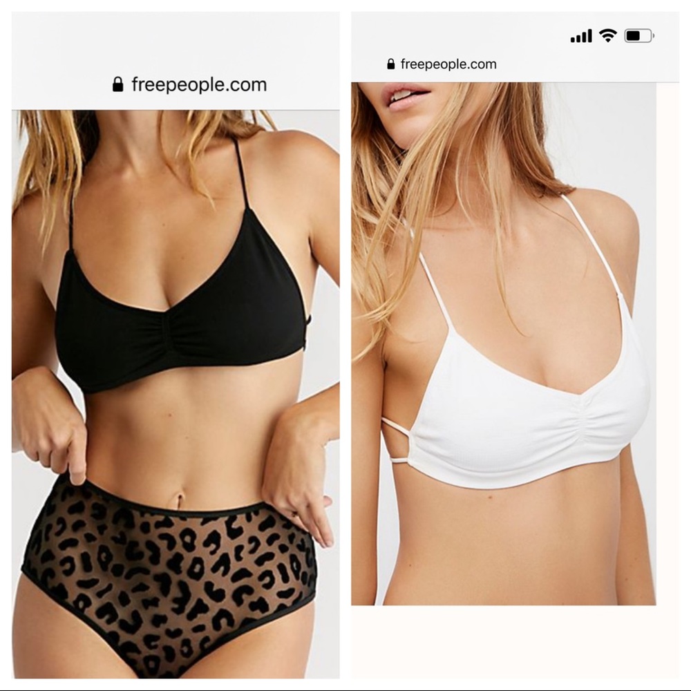 Free people intimately strappy bra 2 for $20!